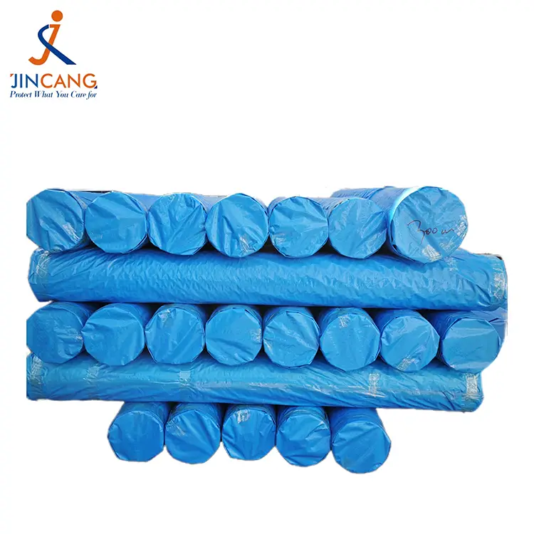 Cuộn tarpaulin pe xanh 160g