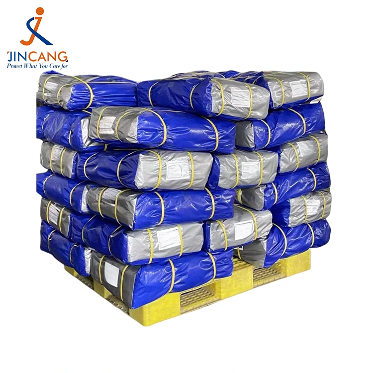 180g Dark Blue Bạc PE Tarpaulin