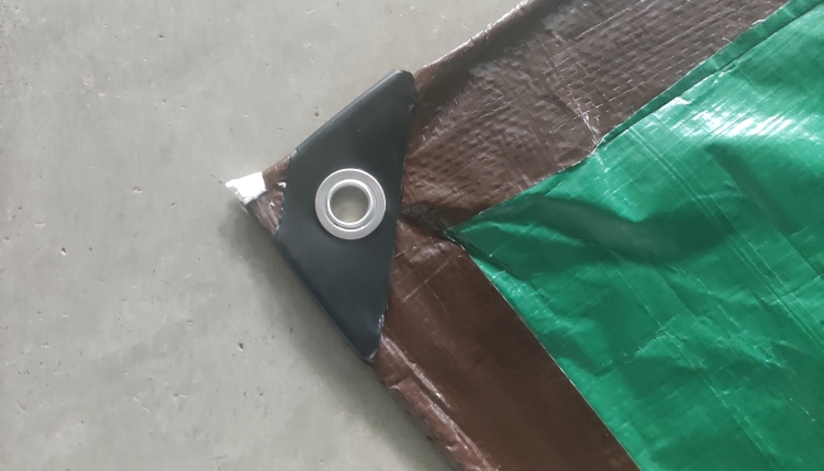 Bạt PE màu nâu xanh 8'x10' 110GSM để bảo vệ vỏ bọc Bạt PE màu nâu xanh 8'x10' 110GSM để bảo vệ vỏ bọc