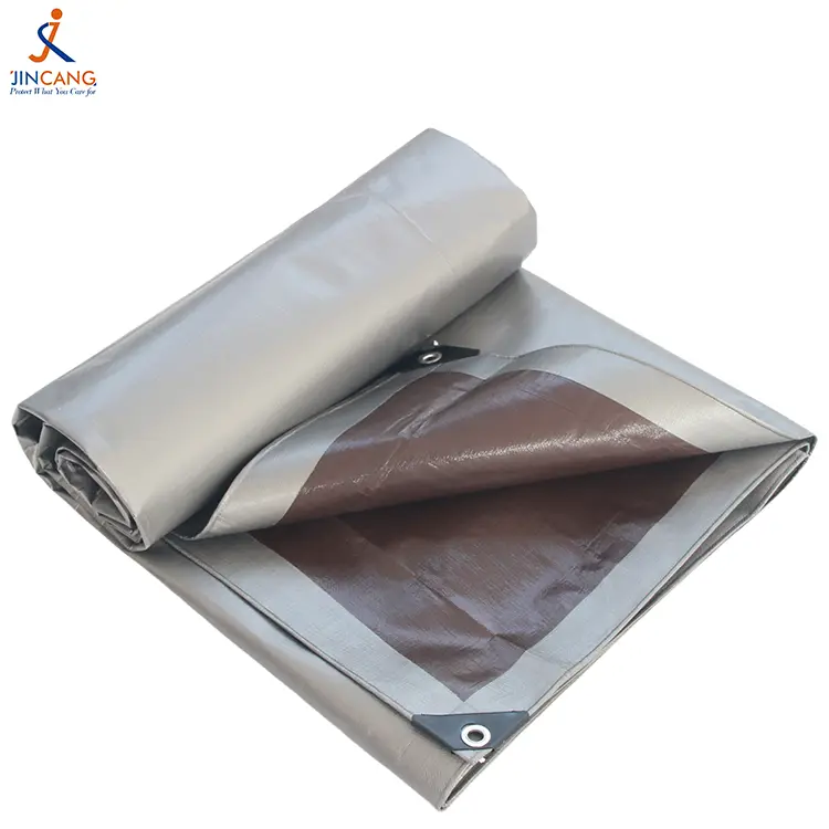 220g màu nâu bạc PE barpaulin