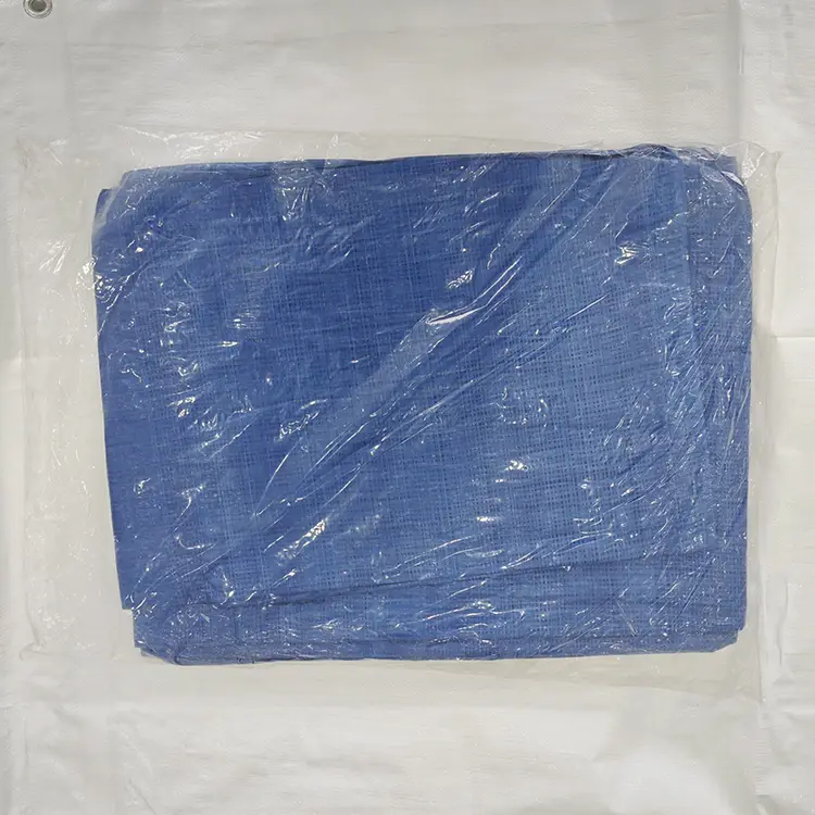 60g blue pe barpaulin