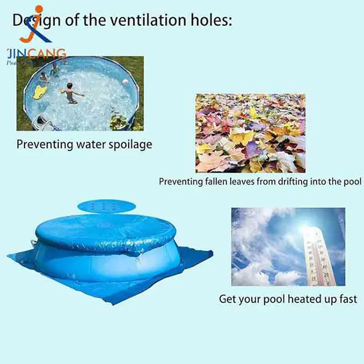 Bìa hồ bơi màu xanh bạc