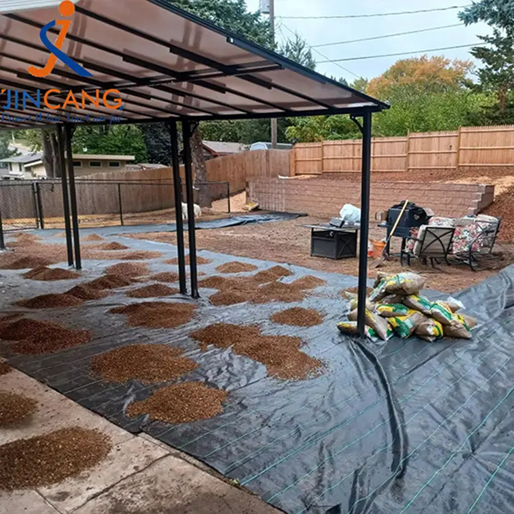 Thảm vải rào phủ cỏ địa kỹ thuật màu đen